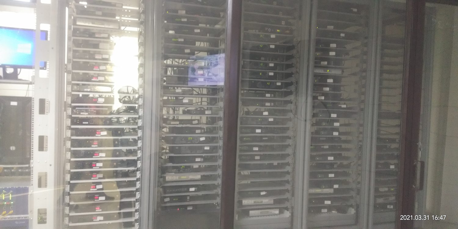 Inside a real broadcast headend
