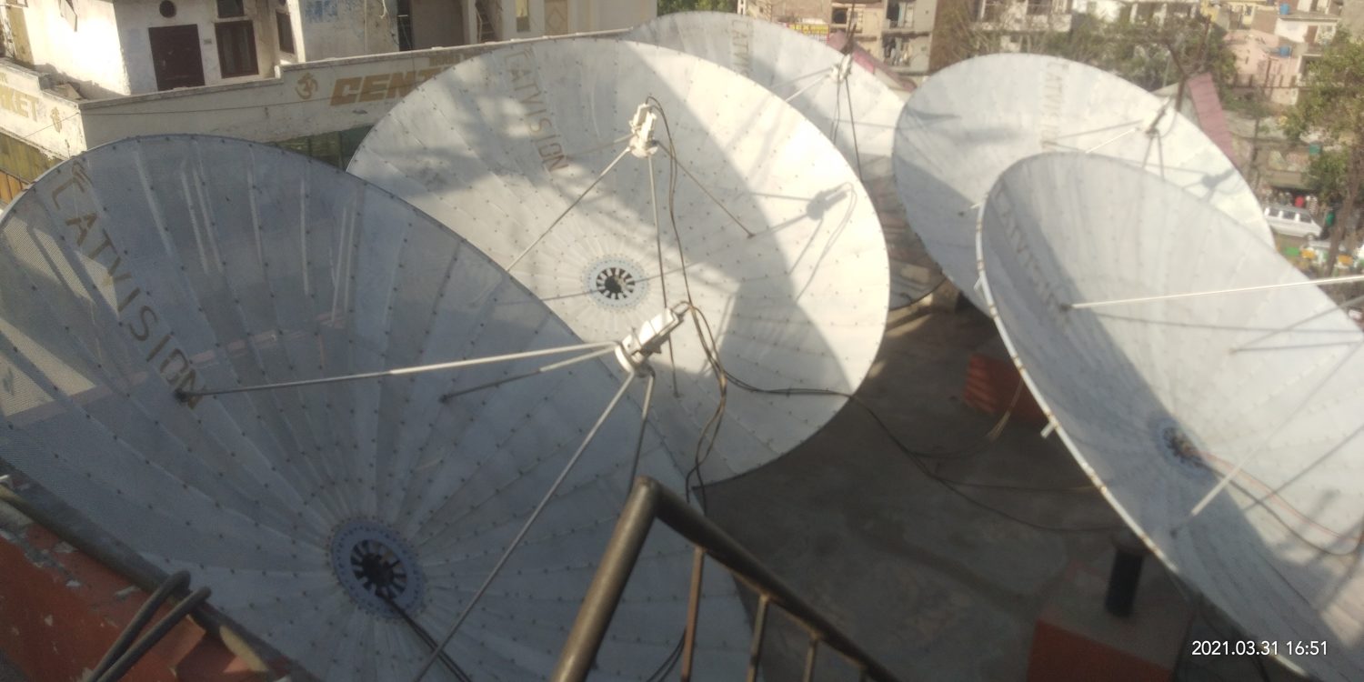 C-band dish farm